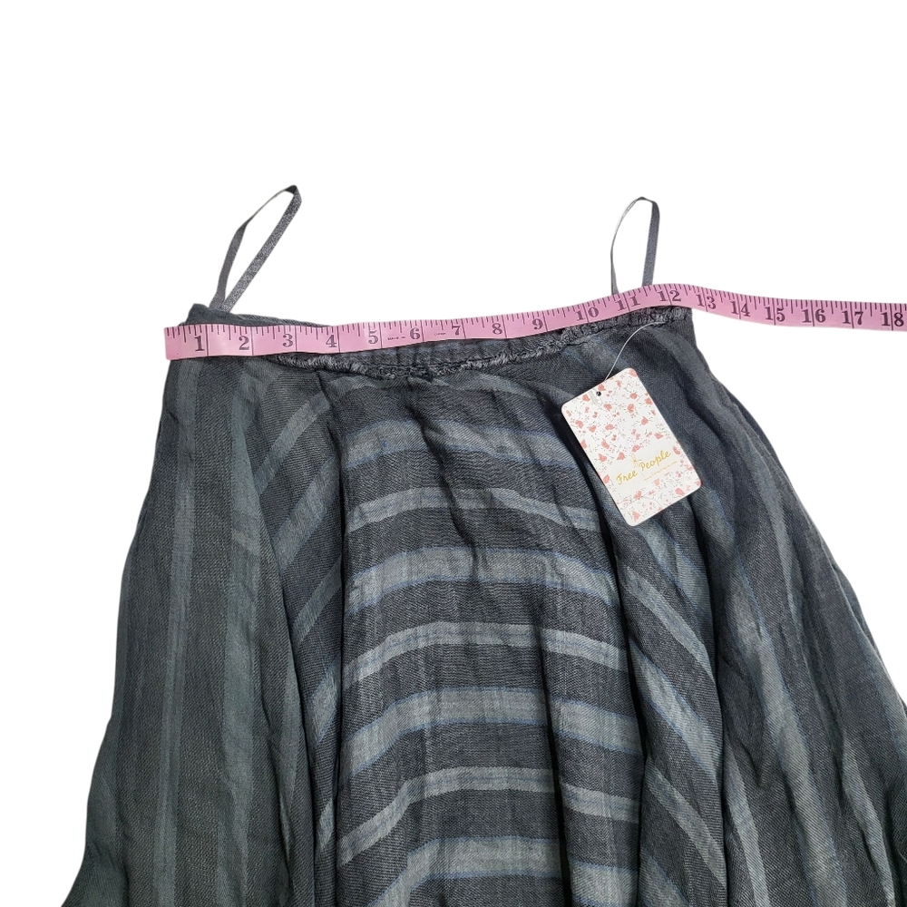 Free People asymmetrical long beautiful bohemian skirt with pockets - Picture 6 of 14